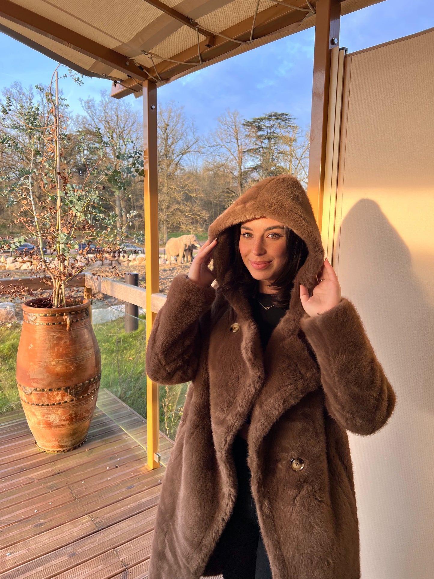 Manteau en fourrure
